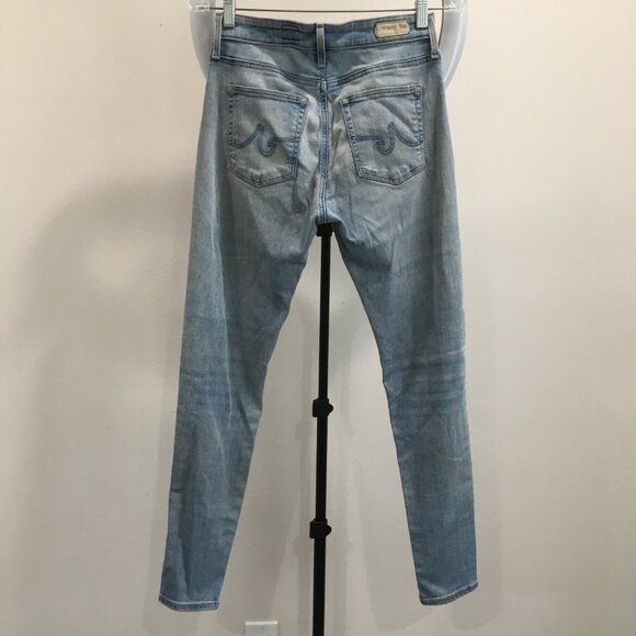 AG ADRIANO GOLDSCHMIED 5 Pocket Light Wash FARRAH High Rise Ankle Skinny Jeans - Picture 8 of 10
